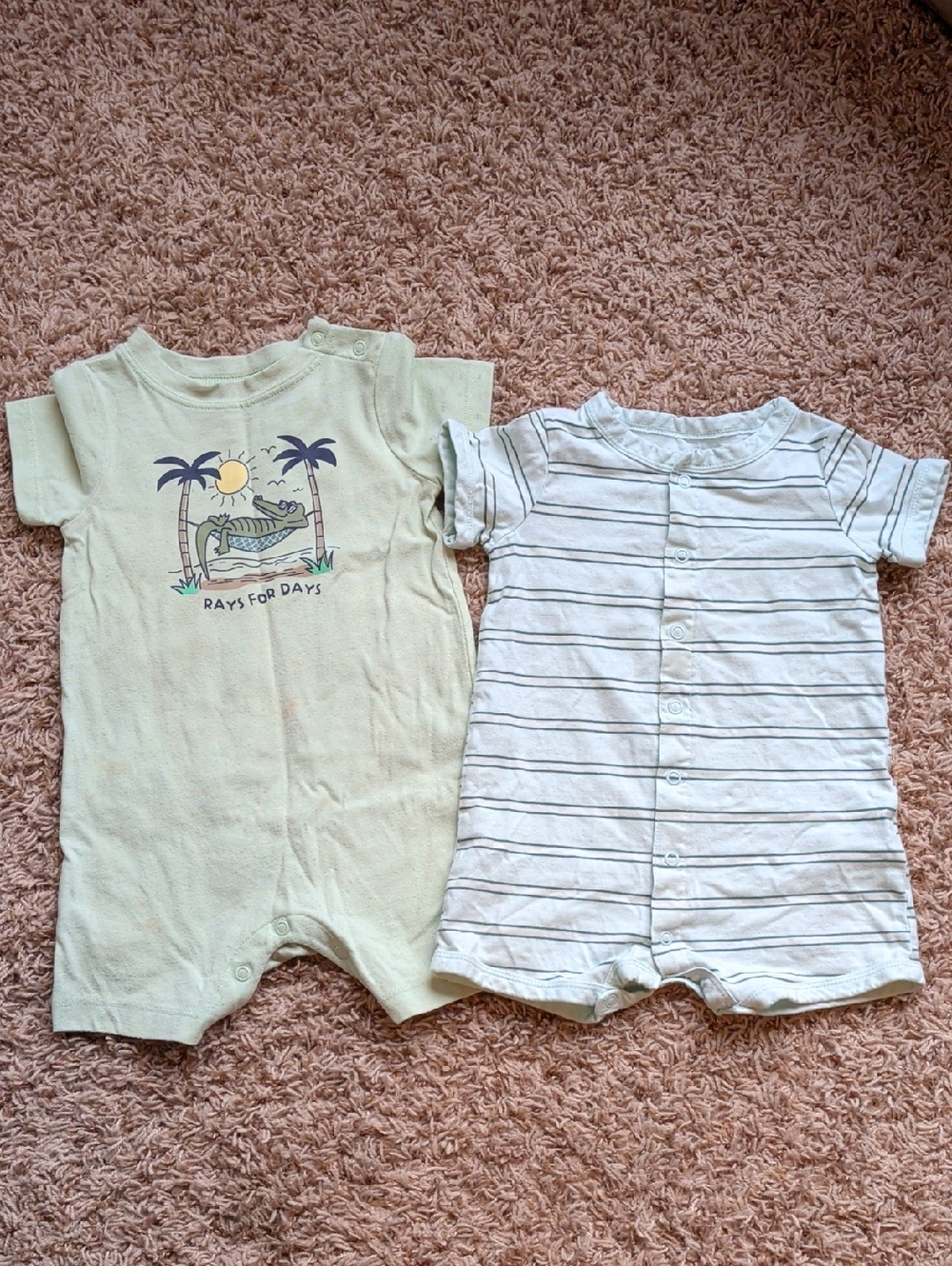 Two 12m Rompers